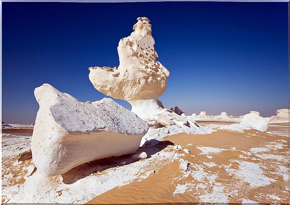 White Desert in Egypt