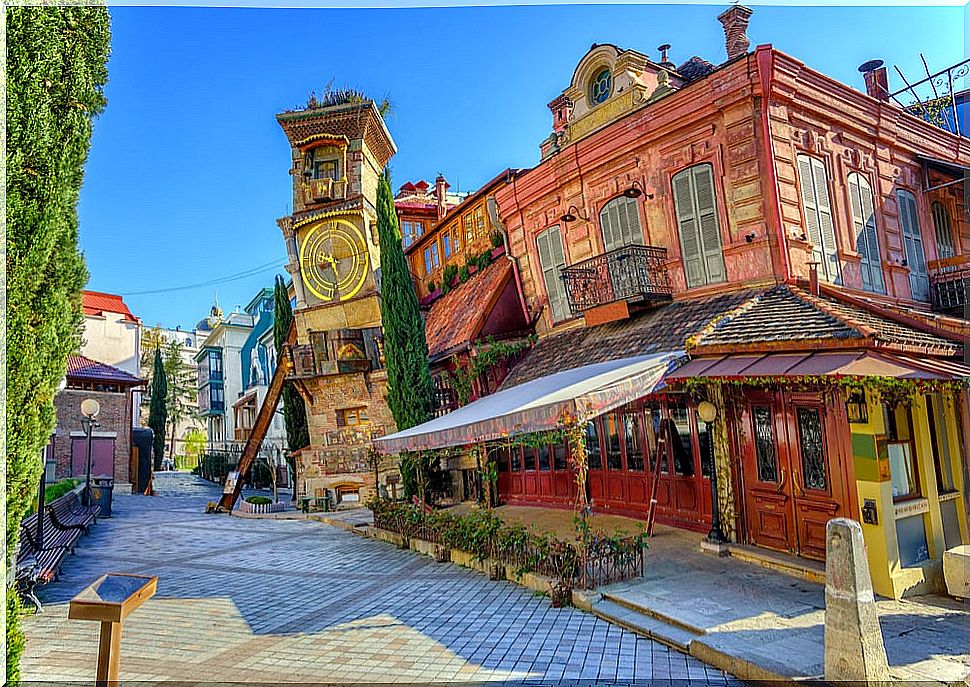 Clock Tower of the capital of Georgia