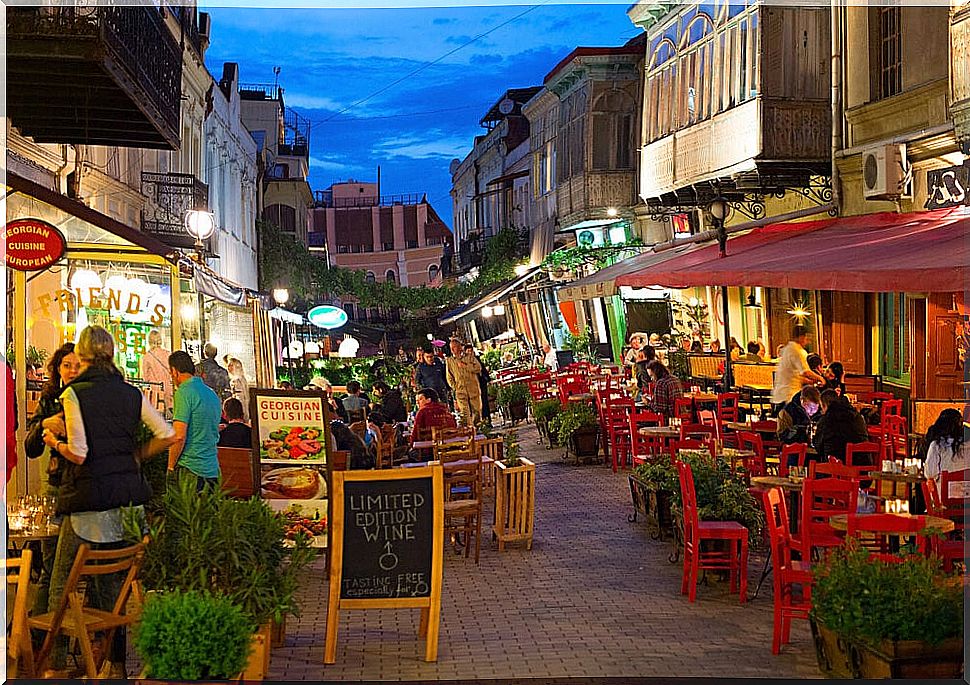 Leisure area in Tbilisi