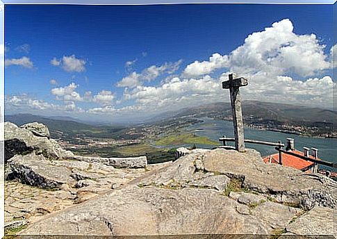 Mount of Santa Tecla in Galicia