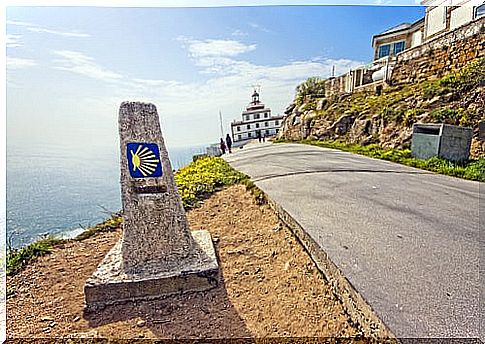 Finisterre lighthouse in Galicia