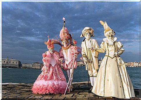 Carnival costumes in Venice