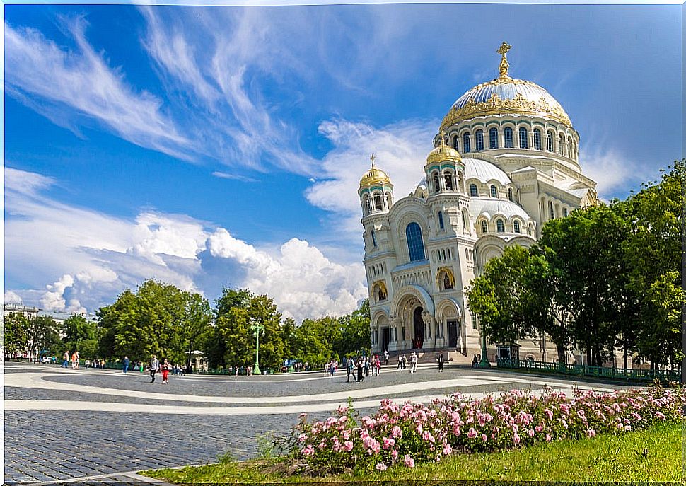 Kronstadt Cathedral in Saint Petersburg