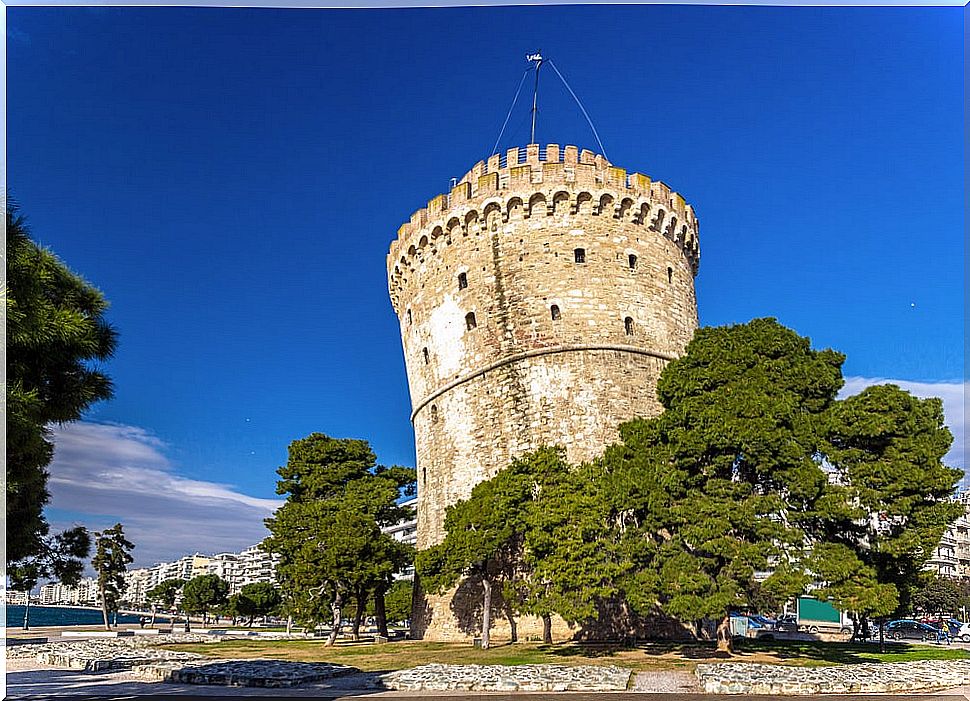 White Tower in Thessaloniki, Greece