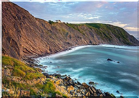 Barrika beach in Vizcaya