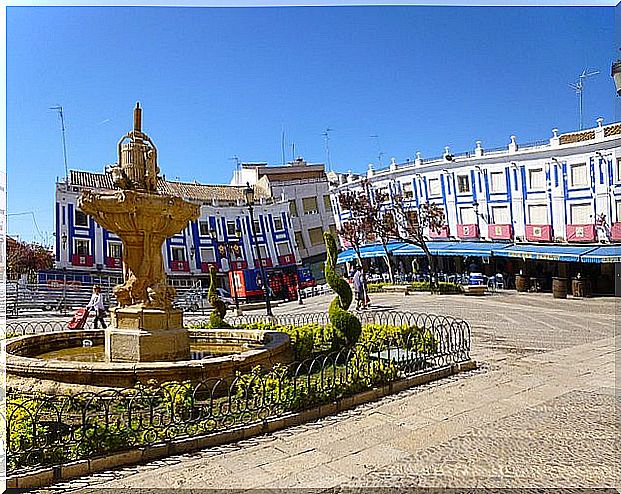 Spain Square of Valdepeñas 