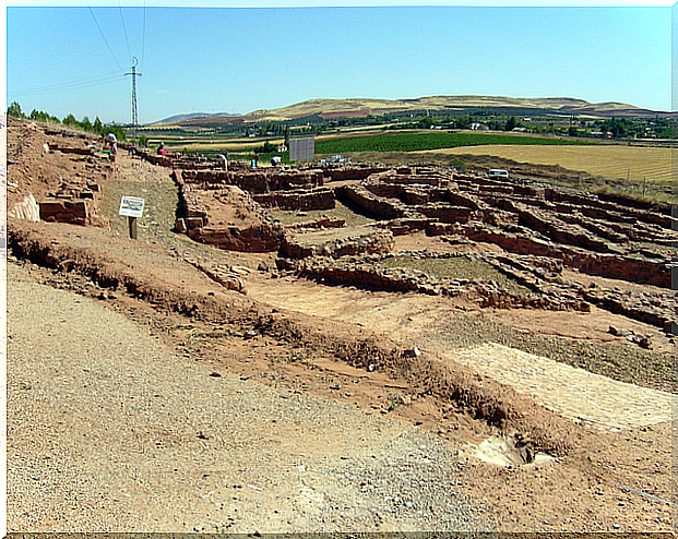 Town of Cerro Cabezas in Valdepeñas