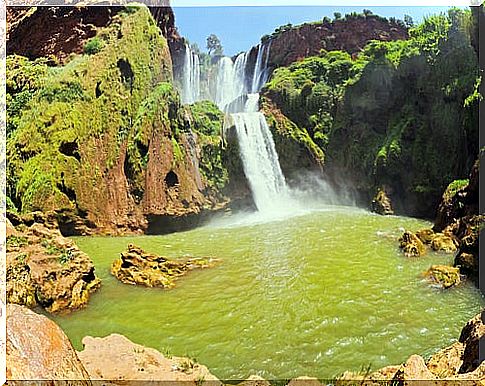 Ouzoud waterfalls in Morocco