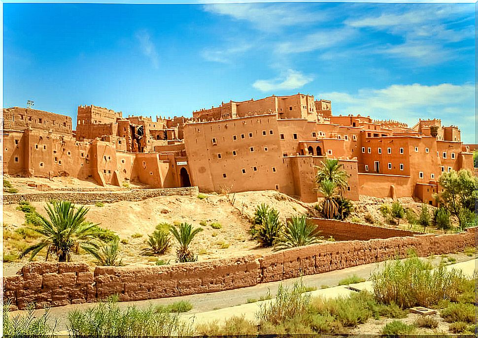 Kasbah in Ouarzazate in Morocco