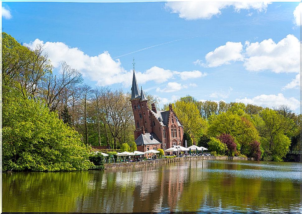 Lake of Love in Bruges