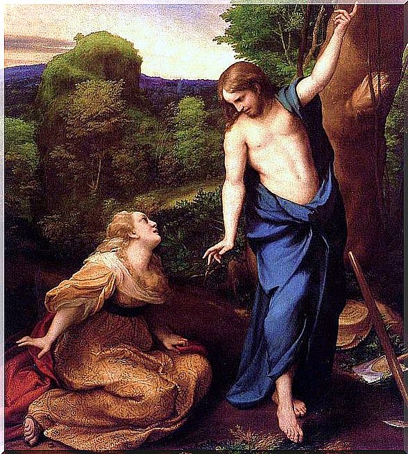 Noli me tangere de Correggio, one of the Renaissance painters.