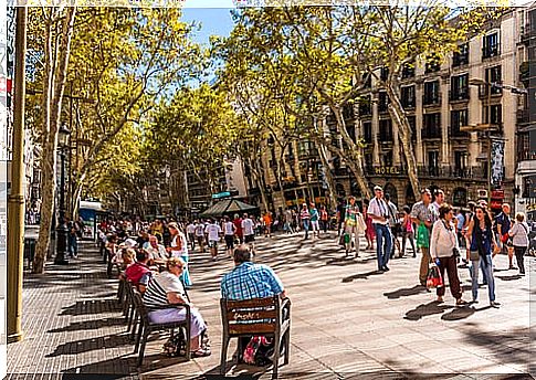 The Ramblas of Barcelona