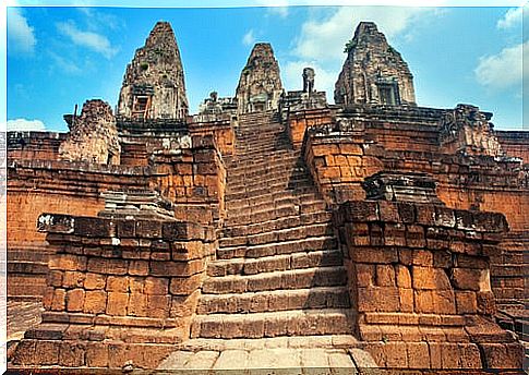 Stairs at Angokor Wat