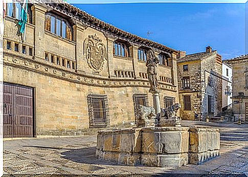 Fountain of the Lions in Baeza