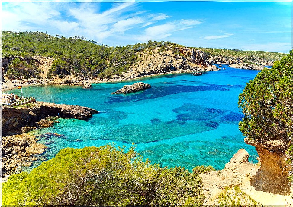 Cala Xarraca, a charming corner on the island of Ibiza