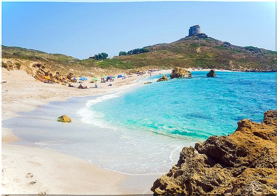 Oristano beach in Sardinia