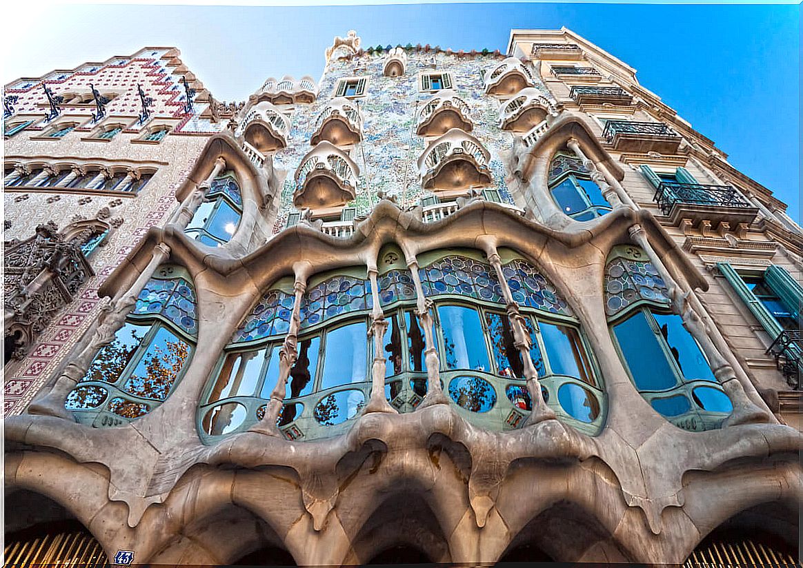 Casa Batlló in Barcelona: a work of Gaudí's modernism