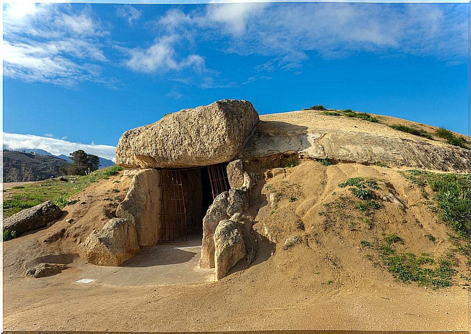 Menga dolmen, one of the oldest monuments