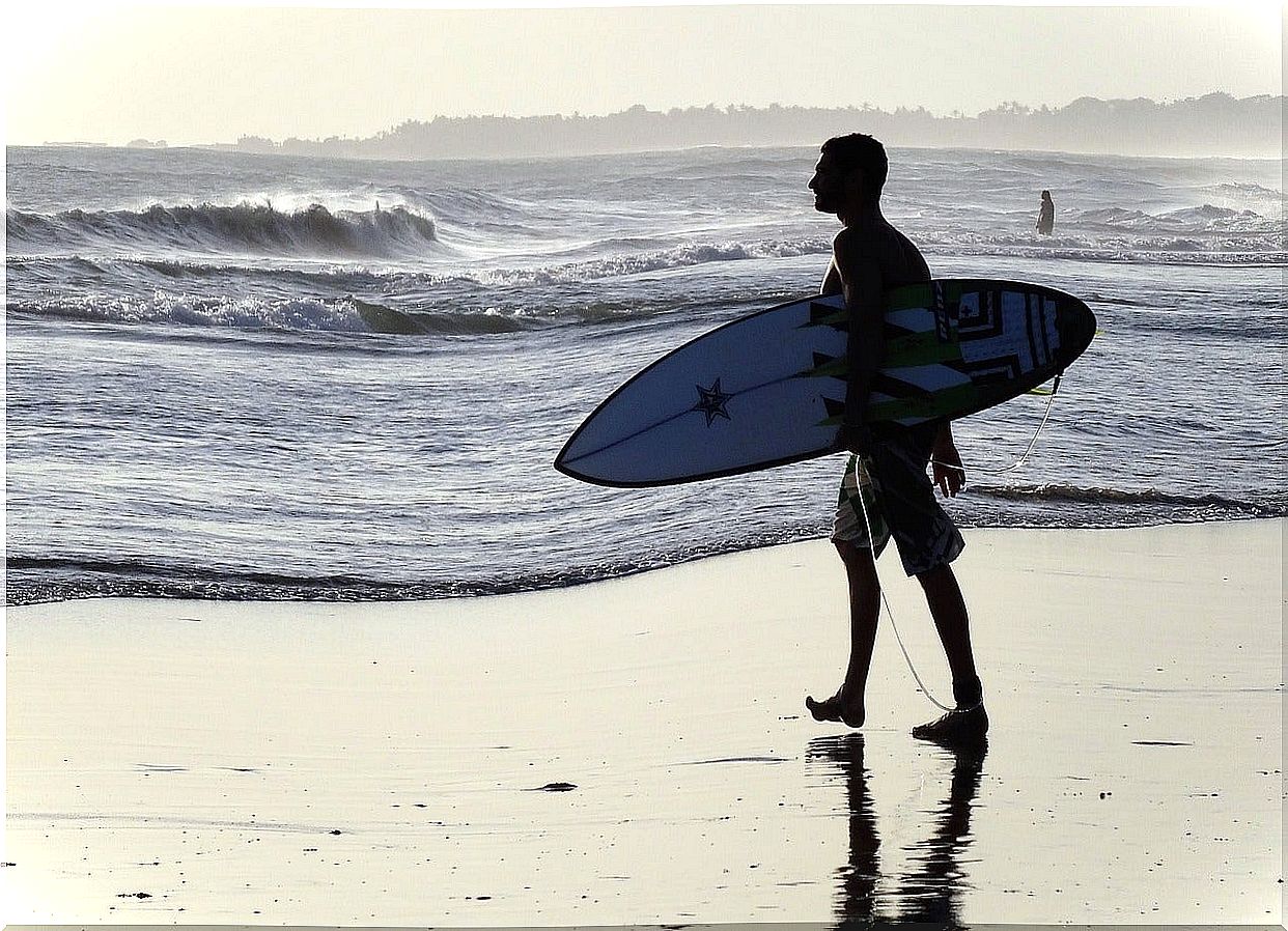 Surfer in Bali