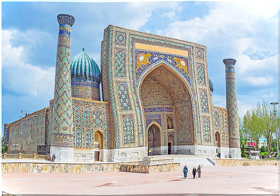 View of Samarkand on the Silk Road