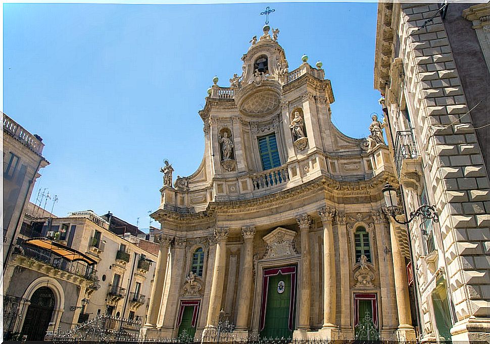 Basilica of the Collegiate Church in Catania