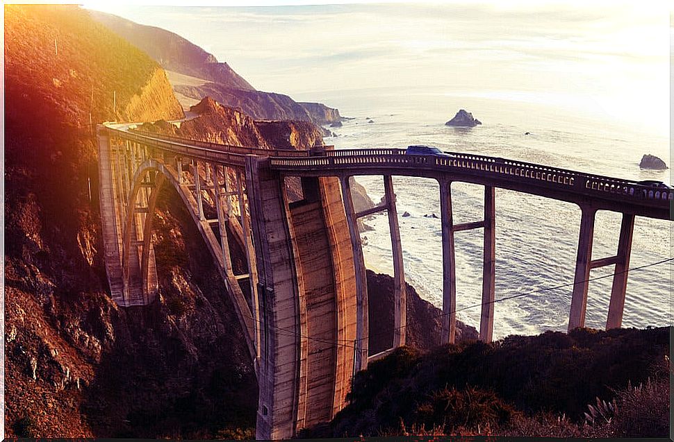 Bixby bridge on the Pacific Coast Highway