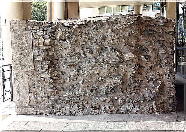 Remains of the wall