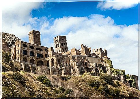 Monastery of Sant Pere de Rodas in Port de la Selva