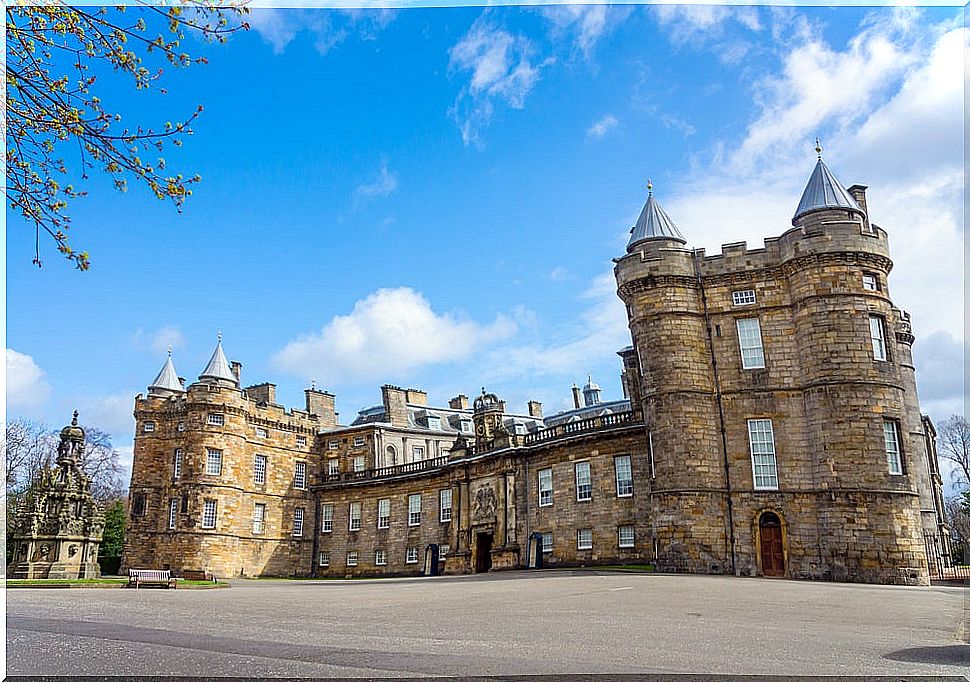 Holyroodhouse, the royal residence in Scotland