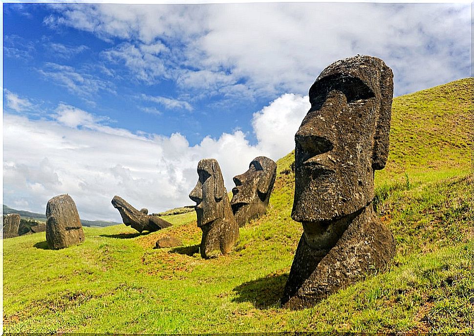 Moai on Easter Island