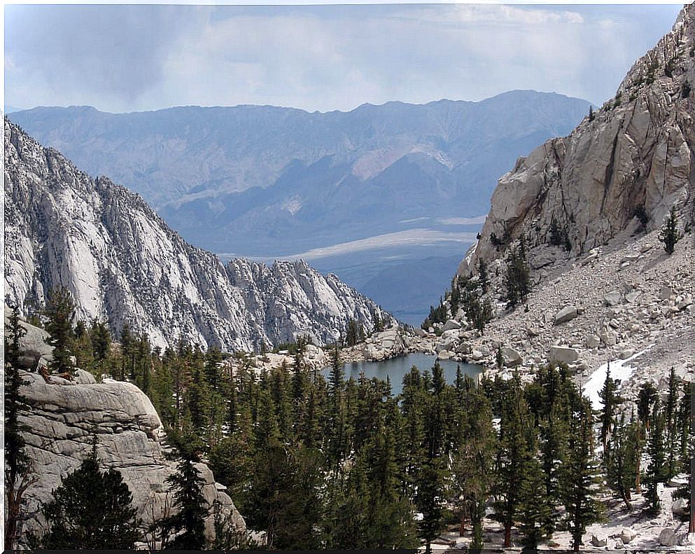 View of Lone Pine Lake