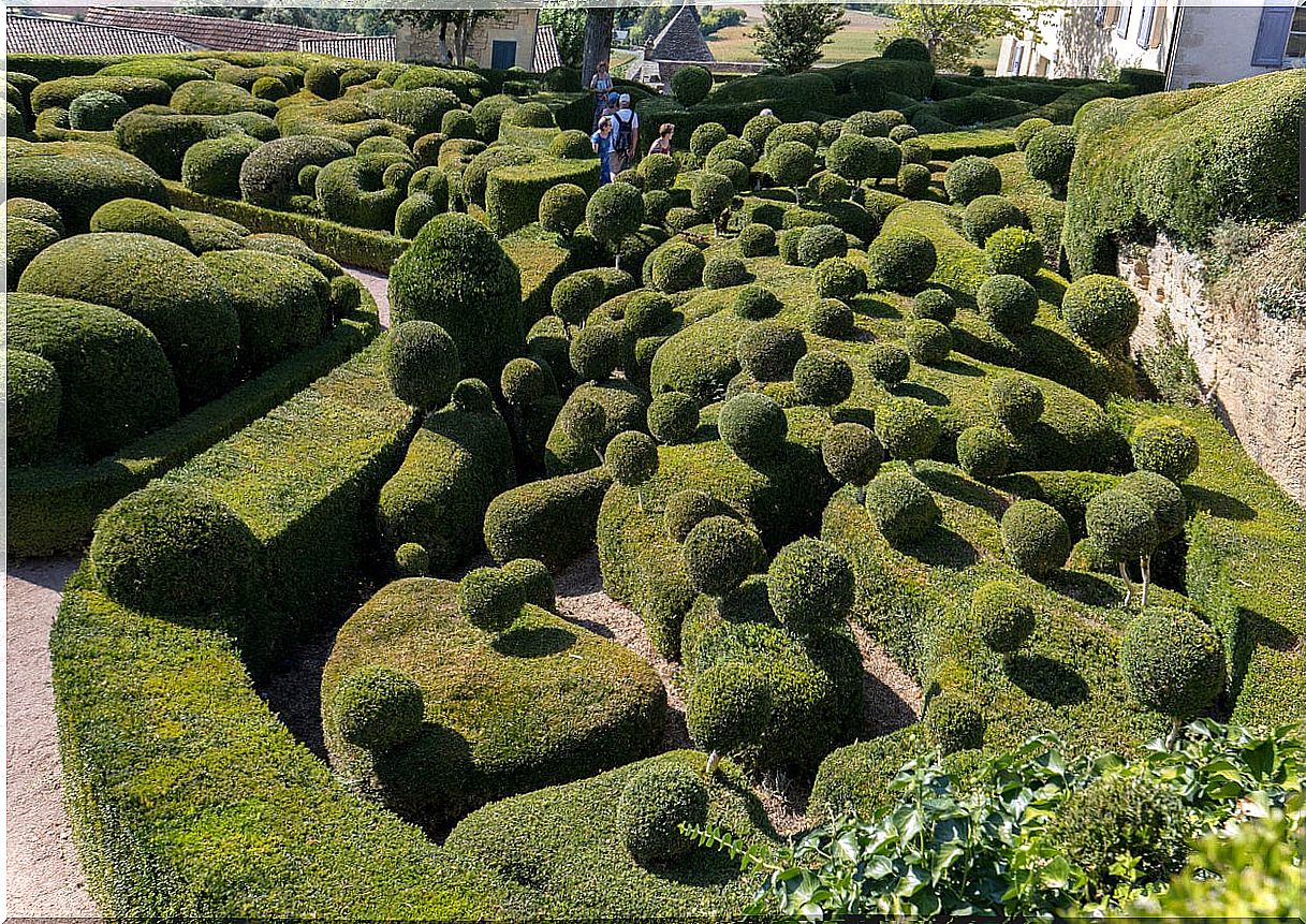 Toparium located in the gardens of Marqueyssac. 