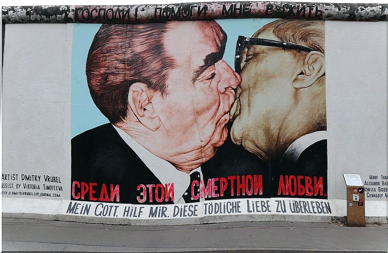 Kiss Mural at the East Side Gallery