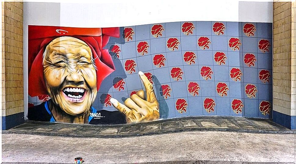 Singapore street art example