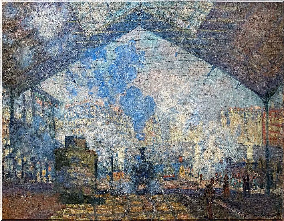 Monet's 'St Lazarus Station' in London