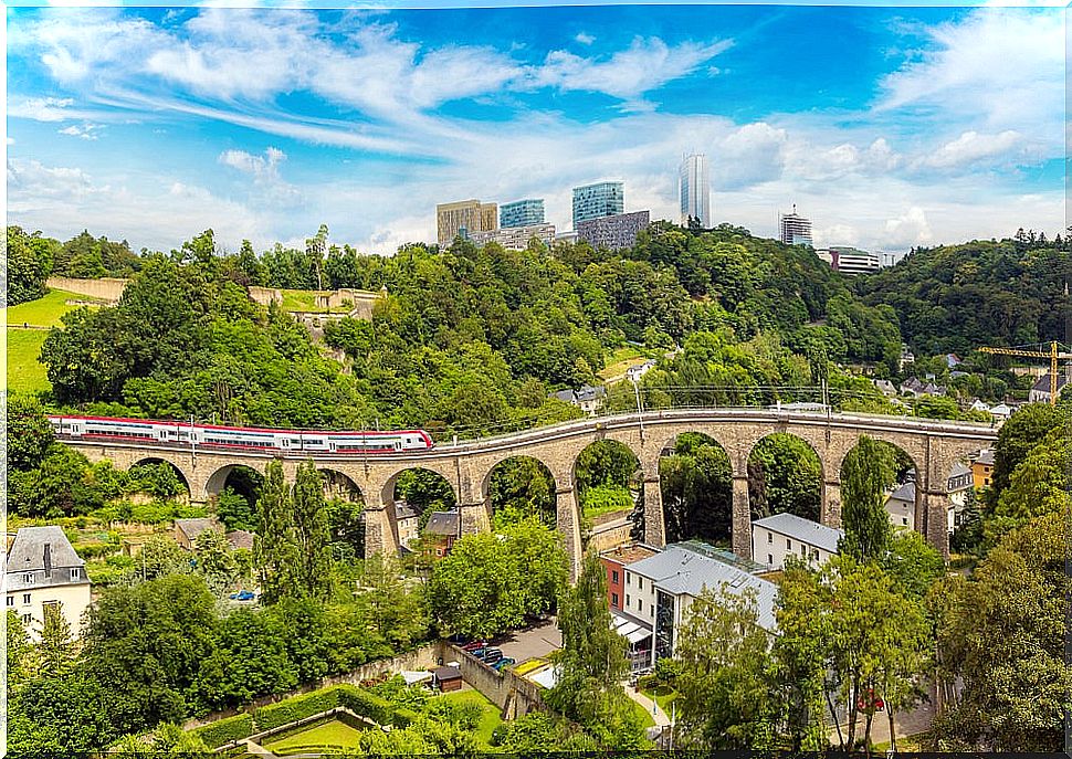 Train in Luxembourg