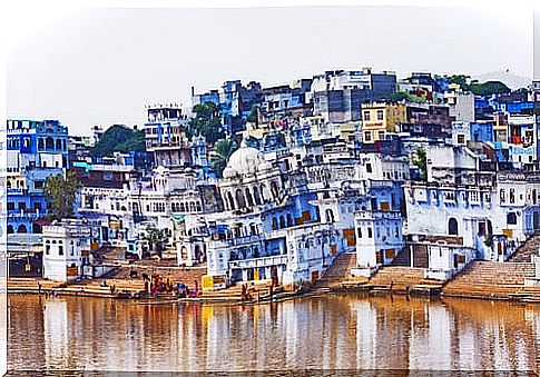 Pushkar in India, the city of the holy lake