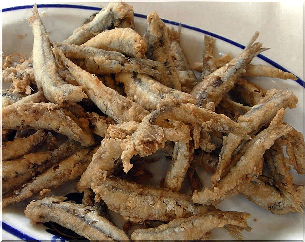 Fried fish in the Malagueta