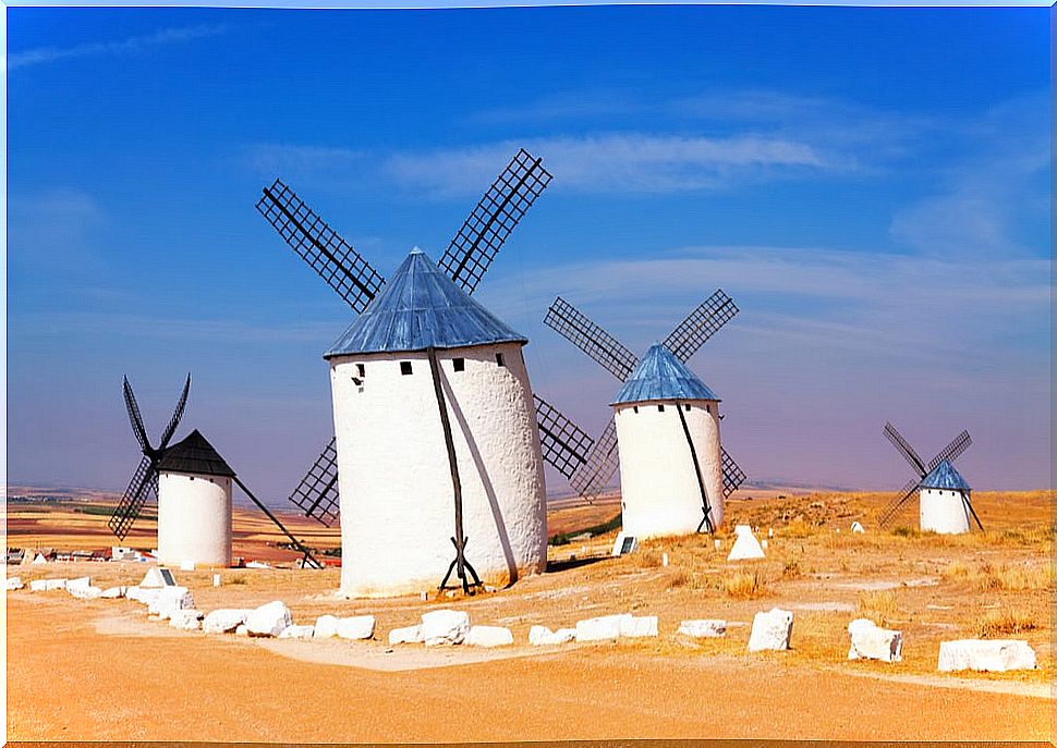 Windmills in Campo de Criptana