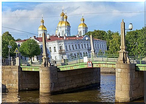 Pikalov Bridge in Saint Petersburg