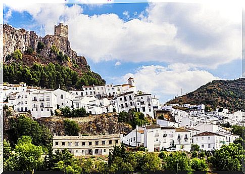 White village of Zahara de la Sierra