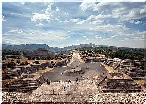 Causeway of the Dead in Teotihuacan