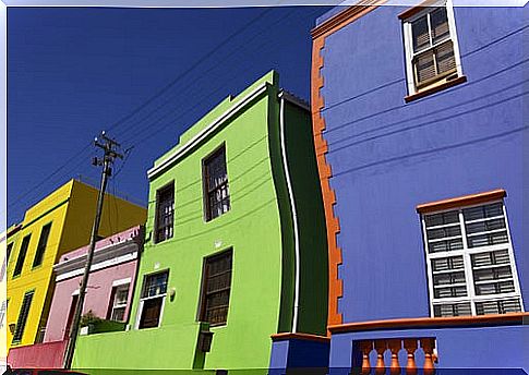 Colorful houses in Bo Kaap