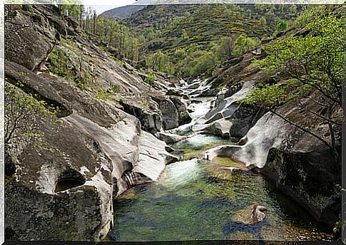 Los pilones, natural pools in Spain