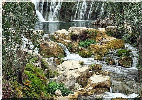 Algar fountains in Alicante