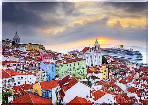 Lisbon from the Santa Luzia Viewpoint