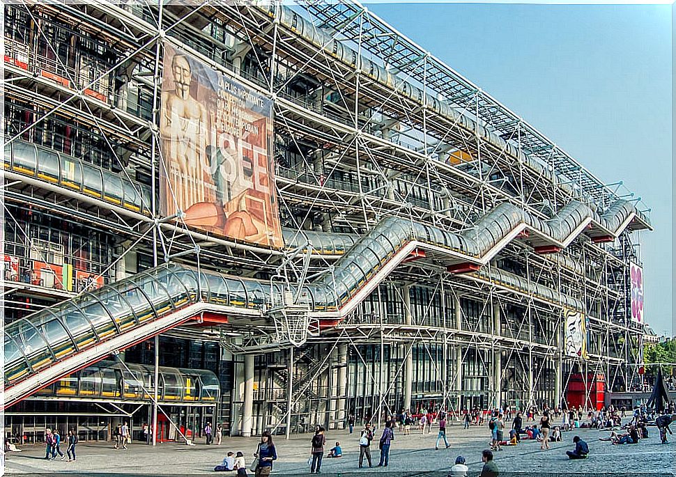 The Pompidou Center in Paris and its main works