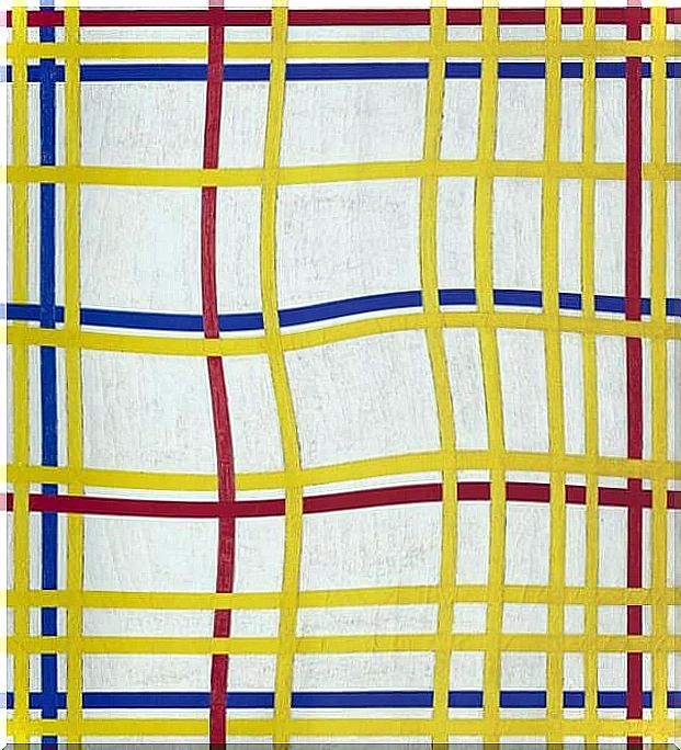 Mondrian's "New York City I"