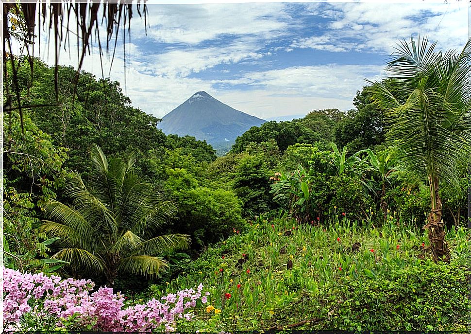 Concepcion Volcano in Nicaragua