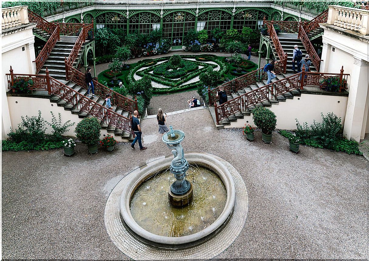 The gardens of the Schwerin Palace are particularly beautiful.